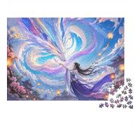 Dragon Lanterne Ciel 1000pcs Mini Puzzle pour Famille Difficile | 38x26cm Carton Décor Salon Structure Durable Cadeau Anniversaire Soulagement Du Stress