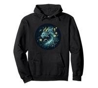 Dragon légendaire tenant un pissenlit pour un look unique Sweat à Capuche