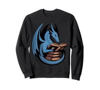 Dragon lisant Un Livre Fantastique Sweatshirt