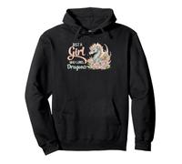 Dragon Lover, Jolie créature Fantastique Florale, Juste Une Fille Sweat à Capuche