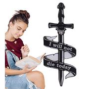 Dragon Marque-page - Exquis Je ne mourrai pas aujourd'hui. Quatre Ailes Dragon Marque-page | Lecture de Marque-page pour les amateurs de livres, marque-page personnalisé, Dragon présente