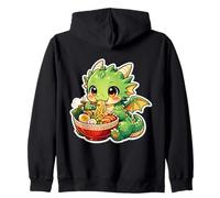 Dragon Mignon Mangeant Ramen Nouilles Amateurs de Soupe Enfants garçons Filles Sweat à Capuche