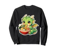 Dragon Mignon Mangeant Ramen Nouilles Amateurs de Soupe Enfants garçons Filles Sweatshirt