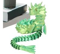 Dragon mobile imprimé en 3D avec joints flexibles - Jouet créatif dérangeant | Ornement de dragon fait à la main pour Amis de la des jeunes filles, cadeau de décoration d'imagination