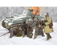 Dragon Models Soviet Infantry Winter 1941 Building Kit, Set Of 4, 135-Scale