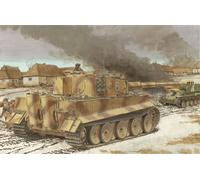 Dragon Models Tiger I Mid-Production Kit with Zimmerit (1/35 Scale)