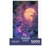 Dragon Mystique Puzzle 3D en Papier 52x38cm/1000pcs, - Jeux Créatifs & Relaxants, Éducatifs pour Enfants, Cadeau De Décoration