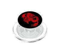 Dragon Mystique respire Le feu avec épée PopSockets PopGrip pour MagSafe