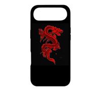 Dragon Mythique Chinois Rouge Calligraphie Tai Chi Coque pour iPhone Air
