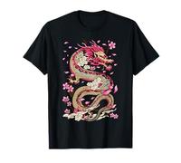 Dragon Mythologie Japonaise Sakura Dragon Japonais T-Shirt