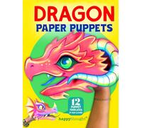 Dragon Paper Puppets: 12 puppet templates to color & create
