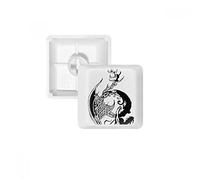Dragon Peinture Chine Traditionnel PBT Keycaps pour Clavier mécanique Blanc OEM sans Marquage d'impression R1 Multicolore