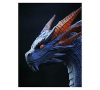 Dragon Peinture Numero Adulte Fantaisie Kit Peinture par Numero Adulte 100 x 135 CM, Activité Manuelle Enfant Canvas Painting, Paint by Numbers avec Acrylic Paint et pinceaux, Cadeau Femme LSJ1434