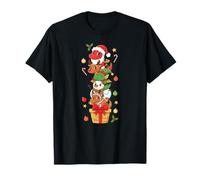 Dragon, Père Noël, Elfe, Bonhomme de Neige, Noël, Femme, Homme et Enfant T-Shirt