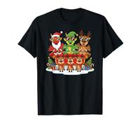 Dragon, Père Noël, Renne, Elfe, Noël, Femme, Homme et Enfant T-Shirt