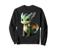 Dragon Petit Bébé Vert Dragon Doux Dragons Sweatshirt