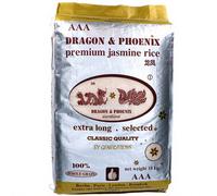 Dragon & Phoenix Riz jasmin qualité premium 100 %, nouvelle récolte 2025 - 18 kg