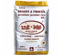 Dragon & Phoenix Riz jasmin qualité premium 100 %, nouvelle récolte 2026 - 18 kg
