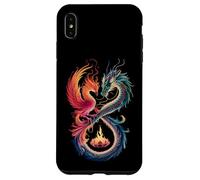 Dragon Phoenix Symbole Infini Yin Yang Balance Coque pour iPhone XS Max
