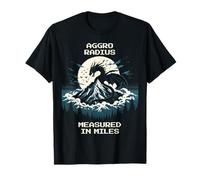 Dragon Pixel Art | Portée dépassée | Réaction entrante T-Shirt