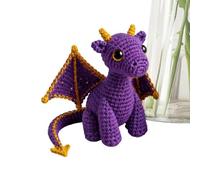 Dragon Positif de Dragon Tricotée Émotionnelle de Poche avec Carte