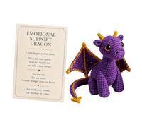 Dragon Positif Dragon Tricotée Format Poche avec Carte