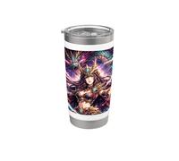 Dragon Prêtresse de l'anime Fantasy Gobelet isotherme en acier inoxydable double paroi