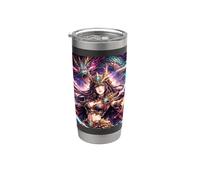 Dragon Prêtresse de l'anime Fantasy Gobelet isotherme en acier inoxydable double paroi