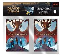 Dragon Prince Premium Card Sleeves | 100 Card Protector Sleeves | 64mm x 89mm Sleeves Fit Standard Size Playing Cards & Collector Cards | Cardsleeve Back Artwork Featuring Dragon Prince Characters
