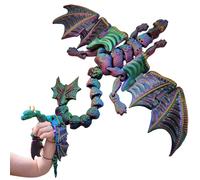Dragon Puppets for Kids - 3D Printed Animal Hand Puppet Toy for Storytelling, Cute Interactive Play Figure for Children | Imaginative Finger Puppet Prop for Girls, Classroom Activities, Party Favors