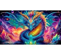 Dragon Puzzle 1000 pièces Educa Divertissement créatif Décoration Intérieure Jeu éduchatif Challenge Toy pour Adultes et Enfants à partir de 12 Ans 38x52cm/1000pcs