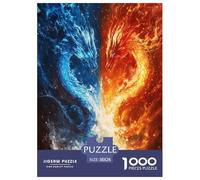 Dragon Puzzle 1000 Pièces Educa Jouet en Bois Cadeau Unique De l'art De La Décoration Jeu Éduchatif Challenge Toy Adultes Et Enfants À Partir De 14 Ans 38x26cm/1000pcs