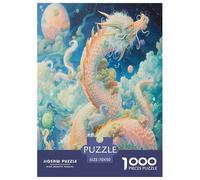 Dragon Puzzle 1000 Pièces Educa Jouet en Bois Cadeau Unique Décoration Intérieure Jeu Éduchatif Challenge Toy Adultes & Enfants des 14 Ans 70x50cm/1000pcs