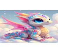 Dragon Puzzle 1000 pièces Educa Jouet en Bois Divertissement créatif Décoration Intérieure Jeu éduchatif Challenge Toy pour Adultes & Enfants des 14 Ans 38x52cm/1000pcs