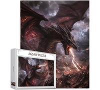 Dragon Puzzle 1314 Pièces Adultes, DIY Puzzle Animal Couleur Puzzles, Jigsaw Jeu éducatif effrayant, Ddifficile pour Adultes avec Emballage Cadeau for Decoration Chambre Murale, Cadeau Homme, Model969