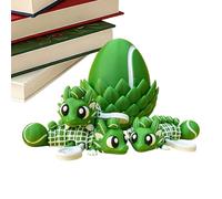Dragon Puzzle Decor, Articulated Fantasy Figure, 3D Printed Gear with Smart Style, Collectible Aid for Daily Fun, Scale Mate, Dragon Puzzle Decor Flexible Joints Egg for Children’s Day 3.94 inches