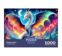 Dragon Puzzle DIY 1000 Pièces Starry Ciel Cosmique pour Grands-Parents Amélioration De La Mémoire Loisirs Créatifs Cadeau De Noël 52x38cm/1000pcs