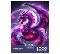 Dragon Puzzle Élégant Adapté Aux Soirées Relaxantes chez Soi, Construit Autour De Fantastique pour Offrir Un Défi Mesuré Et Une Expérience Apaisante 70x50cm/1000pcs