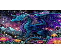 Dragon Puzzles 1000 Pieces Cadeau Unique Jeu éduchatif Challenge Toy de qualité supérieure Peinture Art pour Adultes et Enfants à partir de 12 Ans 38x52cm/1000pcs
