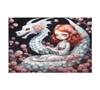 Dragon Puzzles Adulte 1000 Pieces Cadeau Famille Puzzle Classique 3D EnfFourmisJouet en Bois Cadeau Unique (75×50cm)