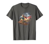 Dragon Quest I & II HD-2D Remake Art T-Shirt, Homme, Asphalte, 5XL