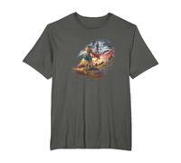 Dragon Quest I & II HD-2D Remake Art T-Shirt, Homme Grandes Tailles, Asphalte, 5X Tall
