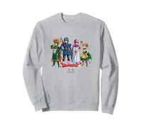 Dragon Quest I & II HD-2D Remake Heroes Art des héros Sweatshirt, Unisexe pour Adultes, Gris Chiné, M