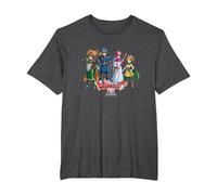 Dragon Quest I & II HD-2D Remake Heroes Art des héros T-Shirt, Homme Grandes Tailles, Chiné Foncé, 6X Tall