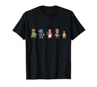 Dragon Quest I & II HD-2D Remake Héros Pixel Art T-Shirt, Homme, Noir, 5XL