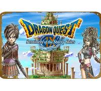 Dragon Quest IX Sentinelles of the Starry Skies Game Poster en étain pour salon, chambre, garage, bar - 30,5 x 20,3 cm