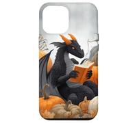 Dragon Reading Books with Fall Pumpkin Fantasy Theme Coque pour iPhone 12 Pro Max