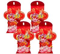 Dragon Red Enveloppes Money Enveloppes 4pcs 3d Enveloppe rouge chinoise, pop up up dragon Lucky Money Enveloppes, 2024 Red Fortune Money Enveloppes Cash Pocker Organisateur pour le Nouvel An chinois
