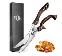 DRAGON RIOT Ciseaux de Cuisine, Ciseaux à Volaille en Acier Inoxydable | Ciseaux à Viande à Bord Dentelé, Ciseaux à os avec Boîte Cadeau pour Poulet, Viande, Légumes, Poisson, Turquie