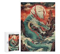 Dragon Rising Mythical Majesty Puzzle 300 Pièces Educa Jouet en Bois Cadeau Unique Décoration Intérieure Jeu Éducatif Challenge Toy Adultes Et Enfants À Partir De 14 Ans 300 PCS